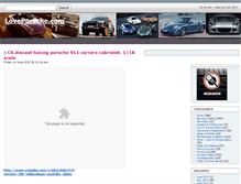 Tablet Screenshot of loveporsche.com